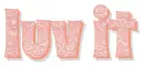 luv it, PEACH, DESIGNS, GG RELATED, TEXT