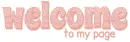 Welcome to my page, PEACH, PATTERNS, TEXT