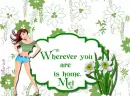 Mel - Wherever - Home - Flowers - Girl In Shorts