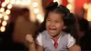 excited little girl