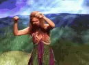 hippy lady dancing