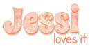 Jessi loves it, PERSONAL, TEXT, PEACH