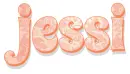 jessi, NAMES, PATTERN, PEACH, TEXT
