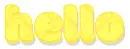 Hello, YELLOW, GREETINGS, TEXT, iPHONE