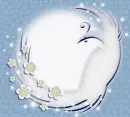 Grey blue Background with A Bird on it