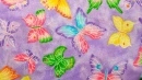 Lavender Background with Butterflies