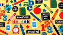 YELLOW BACKGROUND WITH BACK TO SCHOOL IMAGES & TEXT