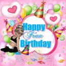 Fran - Birthday - Balloons - Confetti