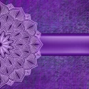 PURPLE BACKGROUND WITH A MANDALA