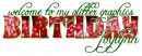 welcome to my glitter graphics birthday.. Joylynn