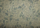 TEAL BACKGROUND WITH GOLD LEAF DESIGN