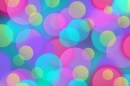 BACKGROUND OF BRIGHT CIRCLES