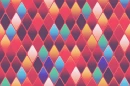 RED & TURQUOISE DIAMOND PATTERNED BACKGROUND