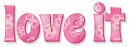 LOVE IT, HEART CLOVERS, GG RELATED, TEXT