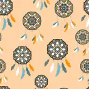 DREAMCATCHER ON TAN BACKGROUND