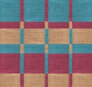CLOTH BURGANDY-TEAL-TAN BACKGROUND