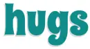 HUGS, AQUA, FRIENDSHIP, TEXT