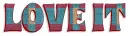 LOVE IT, AQUA, PATTERN, TEXT, GG RELATED