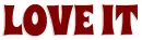 LOVE IT, BURGANDY, GG RELATED, TEXT