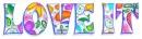 LOVE IT, NEON, FLOWERS, TEXT