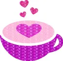cup of coffee with heart