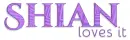 SHIAN LOVES IT, LAVENDER, DESIGN, TEXT