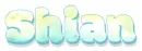 SHIAN, YELLOW & GREE, ABSTRACT, TEXT