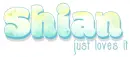 SHIAN JUST LOVES IT, ABSTRACT, YELLOW, TEXT