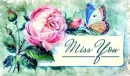 MISSED YOU, ROSE, BUTTERFLY, TEXT