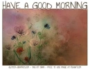 GOOD MORNING, FLOWERS, TEXT, GREETINGS