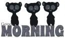 GOOD MORNING, DISNEY, BEARS, TEXT