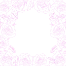 frame of roses