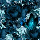 Midnight Blues Seamless Background