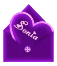 Sonia - heart and envelope letter
