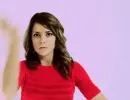 surprised lady hitting her head and falling over