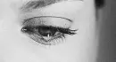 ladys eye with tears 