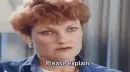 lady saying "Please explain"