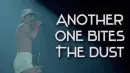 man dancing, saying "ANOTHER ONE BITES THE DUST"