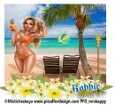 Woman on the Beach - Robbie