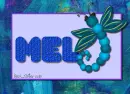 Mel - Dragonfly - Blue - Purple
