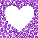 roses with shape of heart