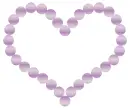 pearl heart frame