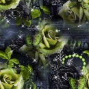 Halloween boneyard cluster background 