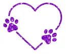 heart and paw print