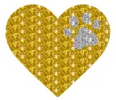 heart and paw print