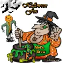 Mels Brew- Witch - Bottles -Bats