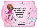 Girl /The Ability To See/ Beauty