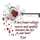 Mel - Best Friend - Treasures - Heart