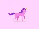 purple unicornis
