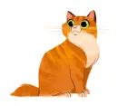 orange cat
